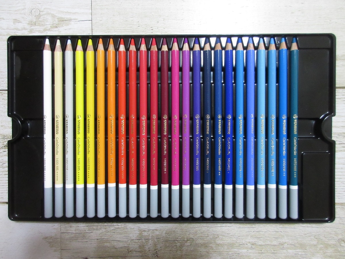 水彩パステル色鉛筆 スタビロの『カーブオテロ』60色セット | RoKuHei工房